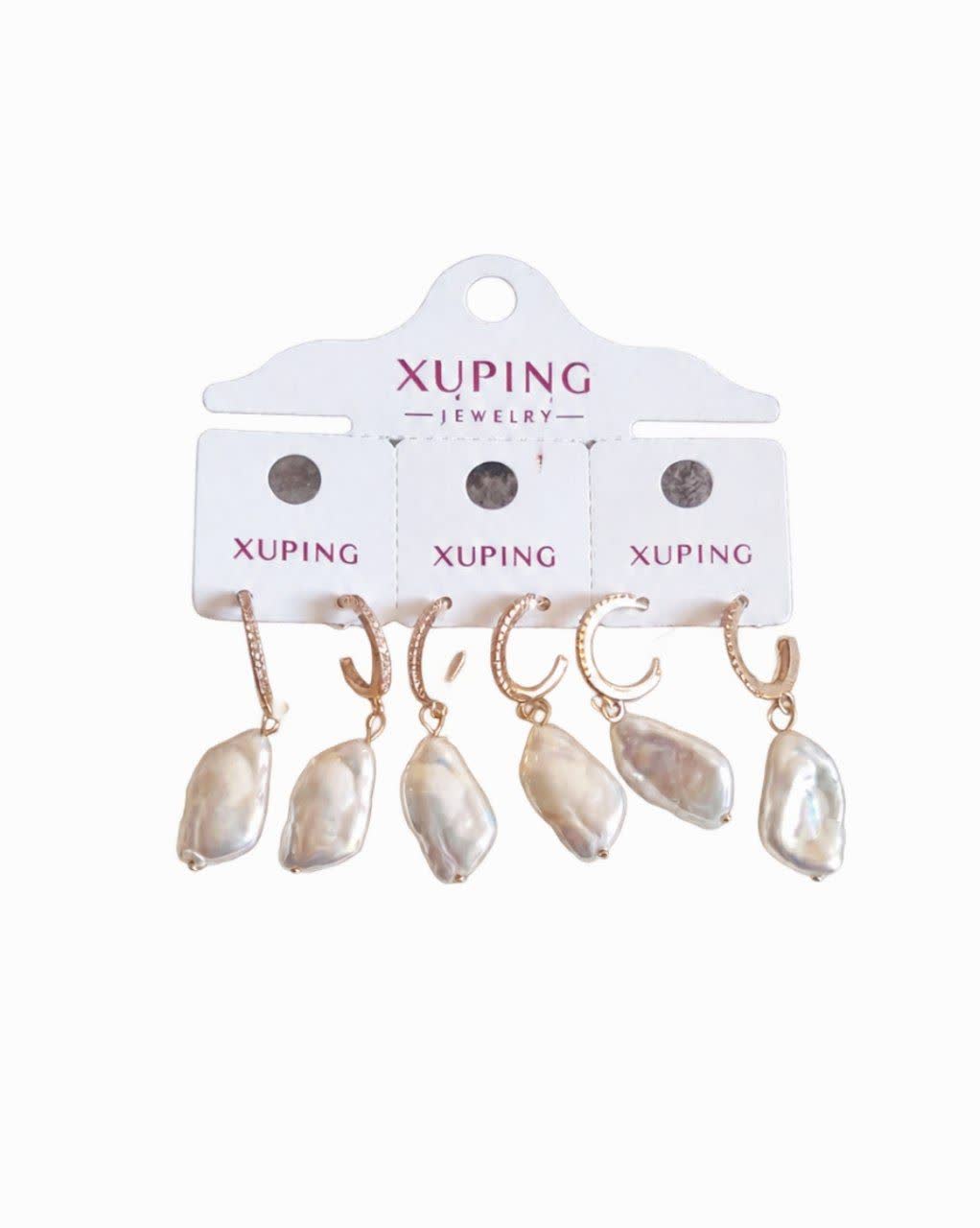 گوشواره xuping طرح طلا کد pux08 رنگ ثابت...